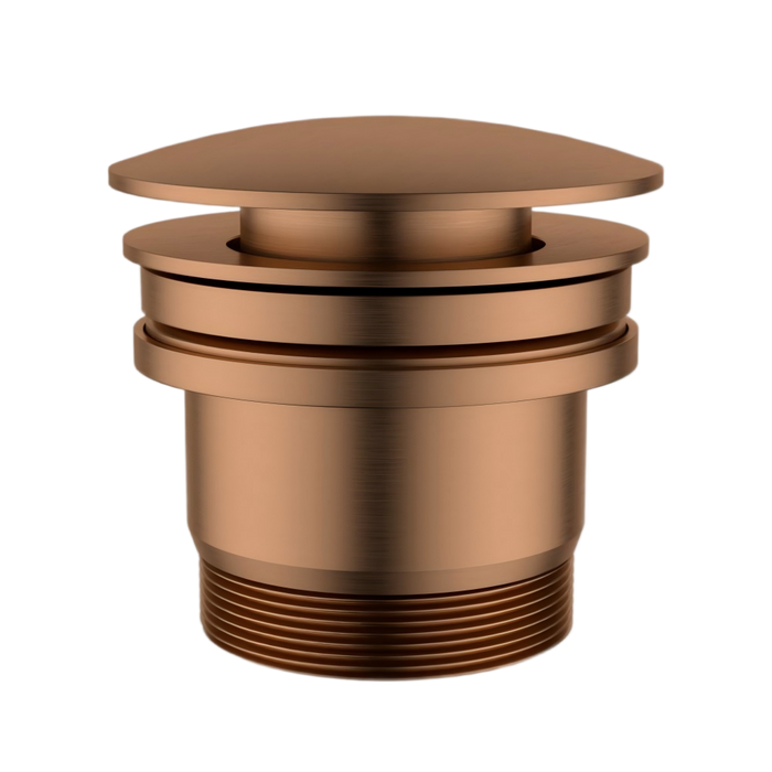 Complete Brushed Copper Round Essential Bathroom Package - Tapware, Shower Set & Accessories