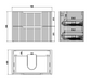 600-1800*450*550mm ABS Bali Matt White MR Melamined Board Panel With PVC Coating Fluted Wall Hung Vanity - HD reno