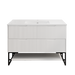 600-1500*450*830mm ABS Bali Matt White MR Melamined Board Pancel MDF Door With PVC Coating Freestanding Vanity - HD reno