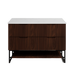 600-1500*450*830mm ABS Bali Brown Oak MR Melamined Board Pancel MDF Door With PVC Coating Freestanding Vanity - HD reno