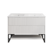 600-1500*450*830mm ABS Bali Matt White MR Melamined Board Pancel MDF Door With PVC Coating Freestanding Vanity - HD reno