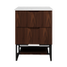 600-1500*450*830mm ABS Bali Brown Oak MR Melamined Board Pancel MDF Door With PVC Coating Freestanding Vanity - HD reno