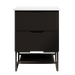 600-1500*450*830mm ABS Bali Matt Black MR Melamined Board Pancel MDF Door With PVC Coating Freestanding Vanity - HD reno