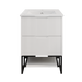 600-1500*450*830mm ABS Bali Matt White MR Melamined Board Pancel MDF Door With PVC Coating Freestanding Vanity - HD reno
