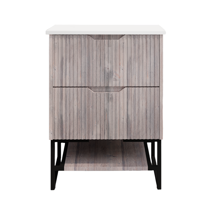 600-1500*450*830mm ABS Bali White Oak MR Melamined Board Pancel MDF Door With PVC Coating Freestanding Vanity - HD reno