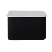 750-1500*450mm ABS Bergen Matt Black Curved Edge Fluted Wall Hung Cabinet Vanity MDF Board PVC Coating - HD reno