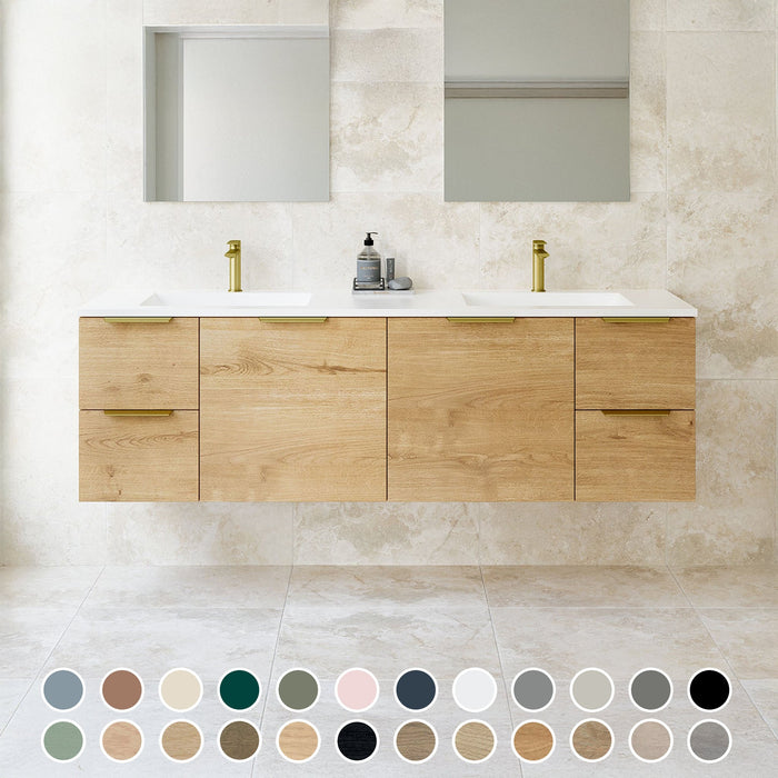TIMBERLINE CARLO CUSTOM WALL HUNG VANITY (ALL SIZING)