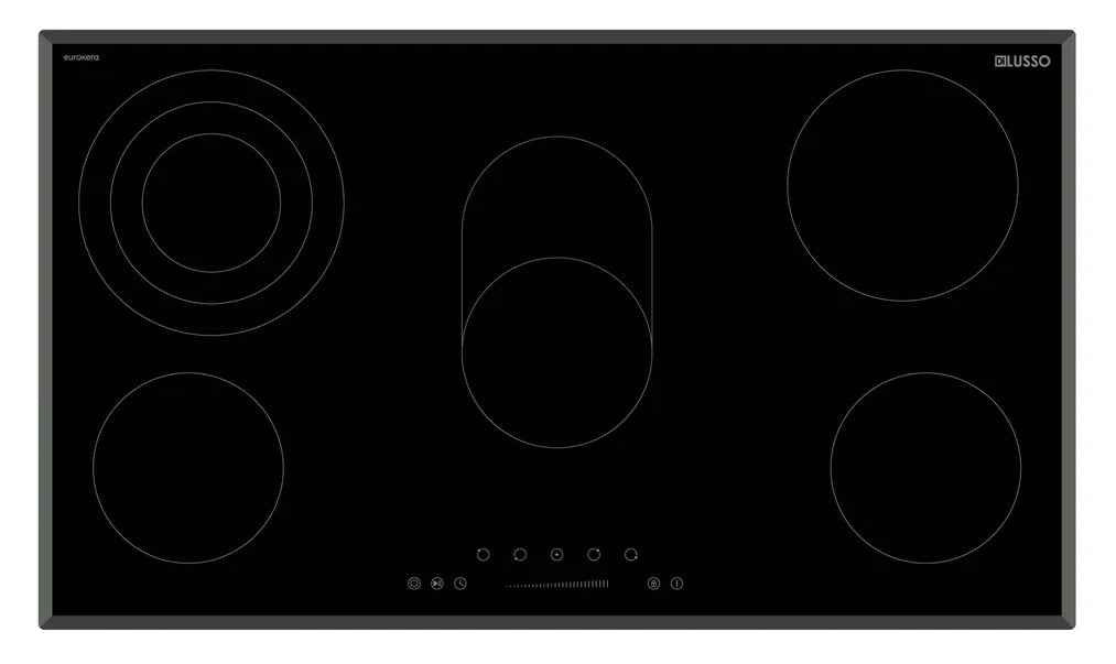 900mm Dilusso Electric Oven + Ceramic Cooktop + Concealed Rangehood Kitchen Appliance Package
