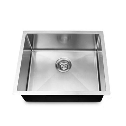 440x440x205mm ACA 304 Stainless Steel Round Corner Handmade Single Bowl Sink - HD reno