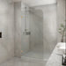 800-1200mm 10mm Tempered Toughen Glass Standard Height 2100mm Covey Frameless Clear Glass Single Panel With Top Outside Corner Curved Shower Screens - HD reno