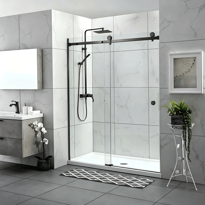 870-1180mm Covey Frameless Wall To Wall Sliding Door 10mm Thickness Shower Screens - 2000mm Height
