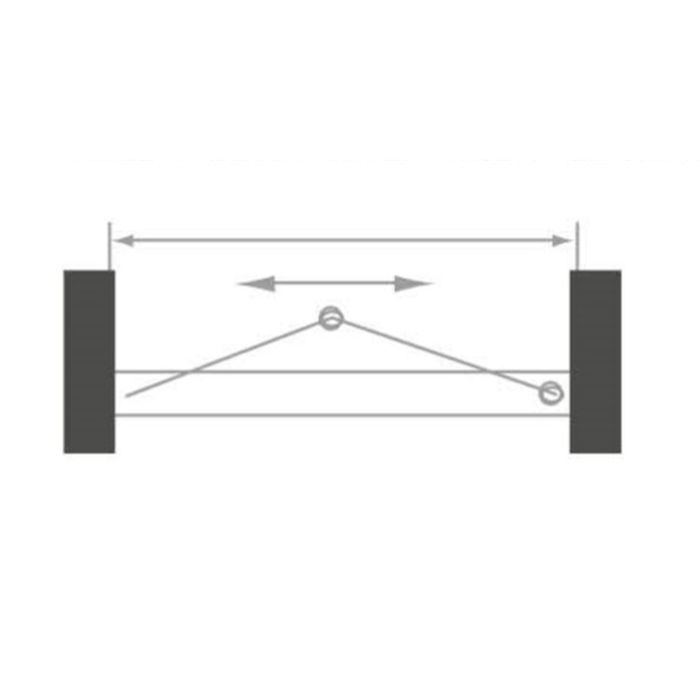 700-820mm Covey Chrome/Black Semi-Frameless Bi-Fold Swing Door 6mm Tempered Glass Wall To Wall Shower Screens - 2000mm Height