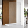 300-1200mm 10mm Glass Covey Frameless Walk In Single Panel Gun Metal Brackets Shower Screens - 2000mm Height