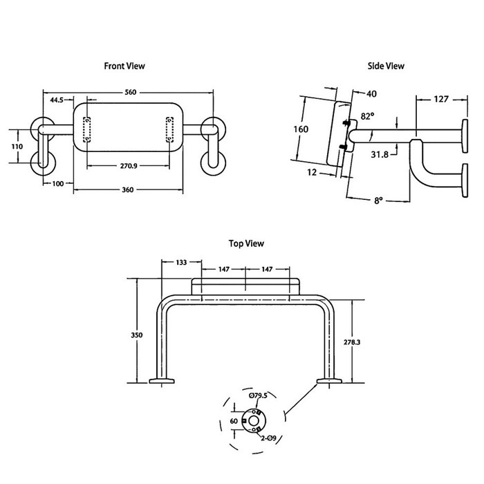 Right-Hand Integrated Accessible Care Bathroom Package - Complete Shower, Toilet & Support System