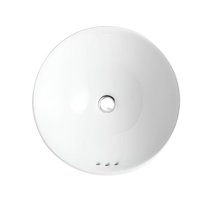 420*420*203mm Kohler Chalice White Ceramic Round Vessel Above Counter Basins