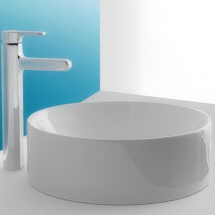 420*420*203mm Kohler Chalice White Ceramic Round Vessel Above Counter Basins