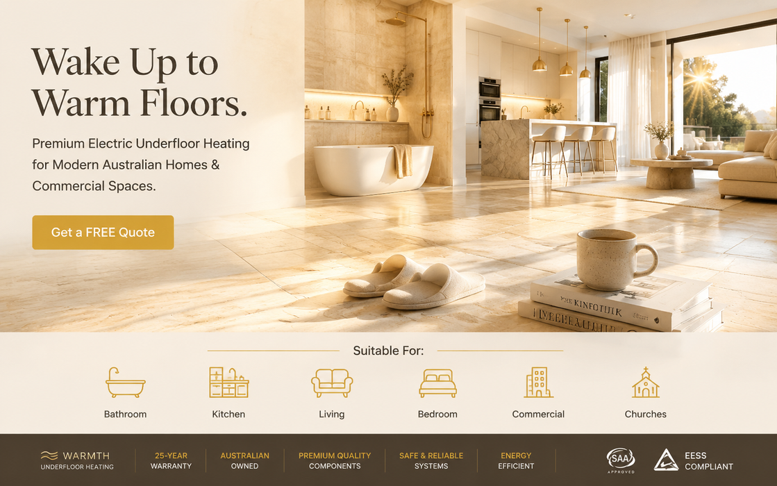 Coldbuster Underfloor Heating | Electric Floor Heating Australia | Warm Floors for Every Space