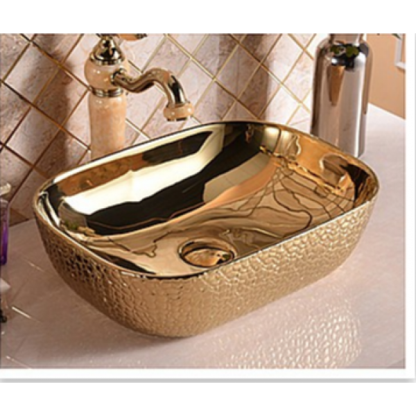 465*320*135mm SIMA Electroplating Above Counter Basin 32mm No Overflow Waste Not Included With Basin