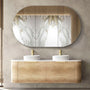 1500*460*450mm OTTI Bondi Natural Oak Cabinet Only and Stone Top Bathroom Wall Hung Vanity - HD reno