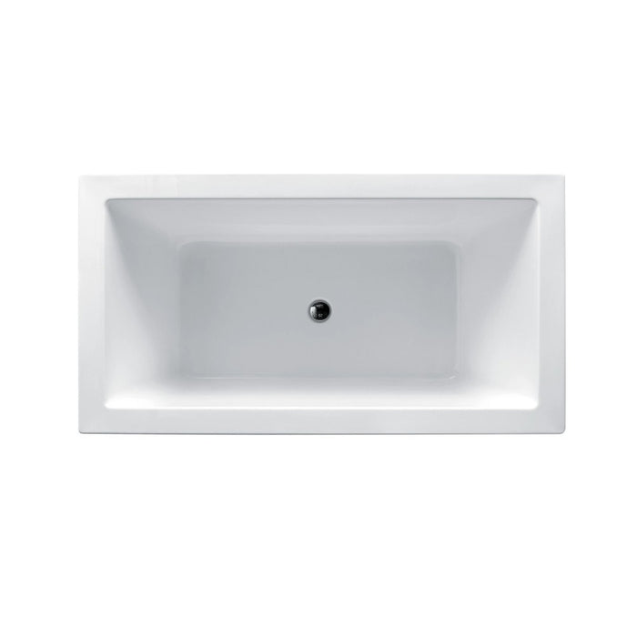 ATAUD 1500/1700*800*600mm White Rectangle Acrylic Freestanding Bathtub