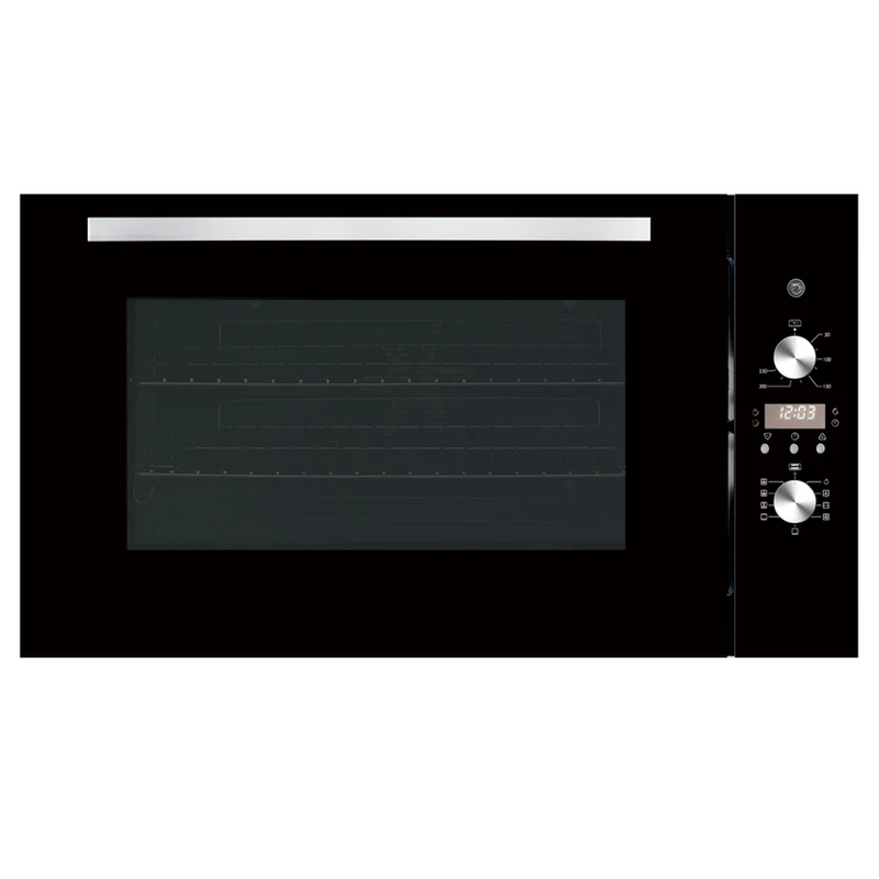 900mm DiLusso Black 9 Function Electric Oven