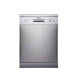 600mm Dilusso Stainless Steel Knob/Press Controls Freestanding 12 Place Settings Dishwasher