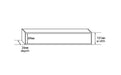 300-5600mm Lauxes Shower Grate Drain Aluminium Slimline Tile Insert Indoor Outdoor Silver Surface - HD reno