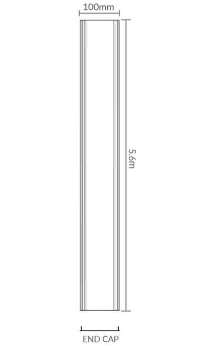 300-5600mm Lauxes Shower Grate Drain Aluminium Slimline Tile Insert Indoor Outdoor Silver Surface - HD reno