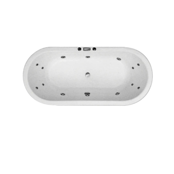 1640*795*470mm Florentine Spa Bath Tub 6/10/14 Jets Acrylic Oval and Round