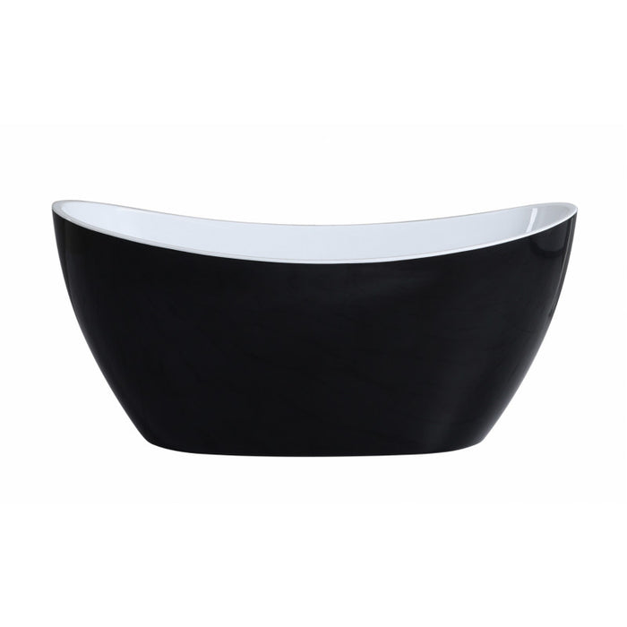 1500-1660*750*700mm Poseidon EBT Gloss White/Gloss Black/Matt White Special Shape Acrylic Freestanding Bathtub