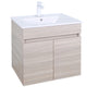600-750*460mm Bathroom Vanity PVC Evie OAK Wall Hung Vanity - Left/Right Drawers Cabinet Only and Ceramic / Stone Top Available - HD reno