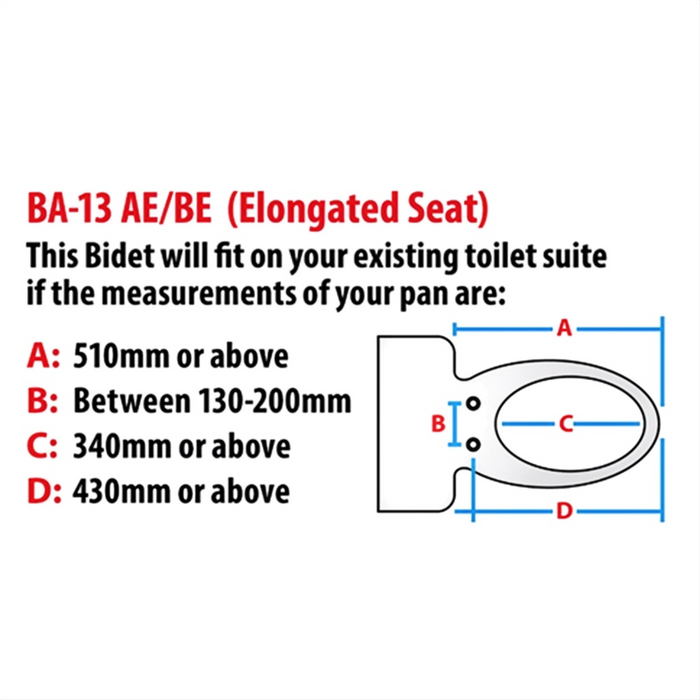 The Bidet Shop BA13A Coway Bidet Toilet Seat Cover - Warm Dryer & Hygienic Dual Nozzles