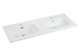 600-1800*450*400mm Vienna Matt White MR Melamined Board Panel With PVC Coating Fluted Wall Hung Vanity - HD reno