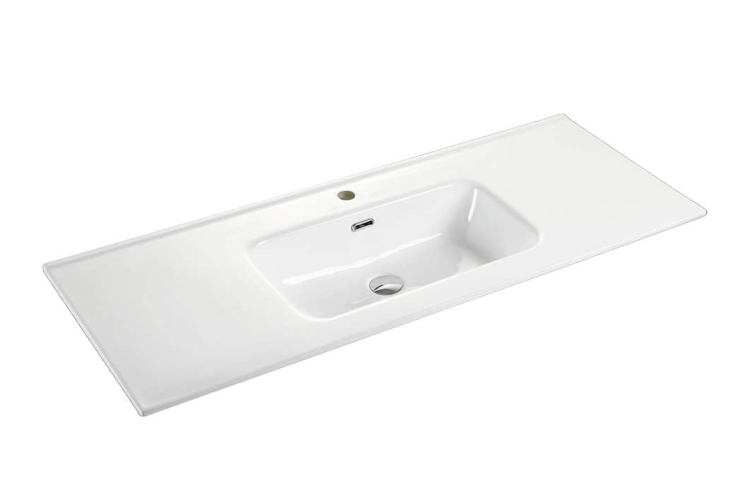 600-1500*450*830mm ABS Bali Matt White MR Melamined Board Pancel MDF Door With PVC Coating Freestanding Vanity - HD reno