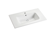 600-1500*450*830mm ABS Bali Matt White MR Melamined Board Pancel MDF Door With PVC Coating Freestanding Vanity - HD reno
