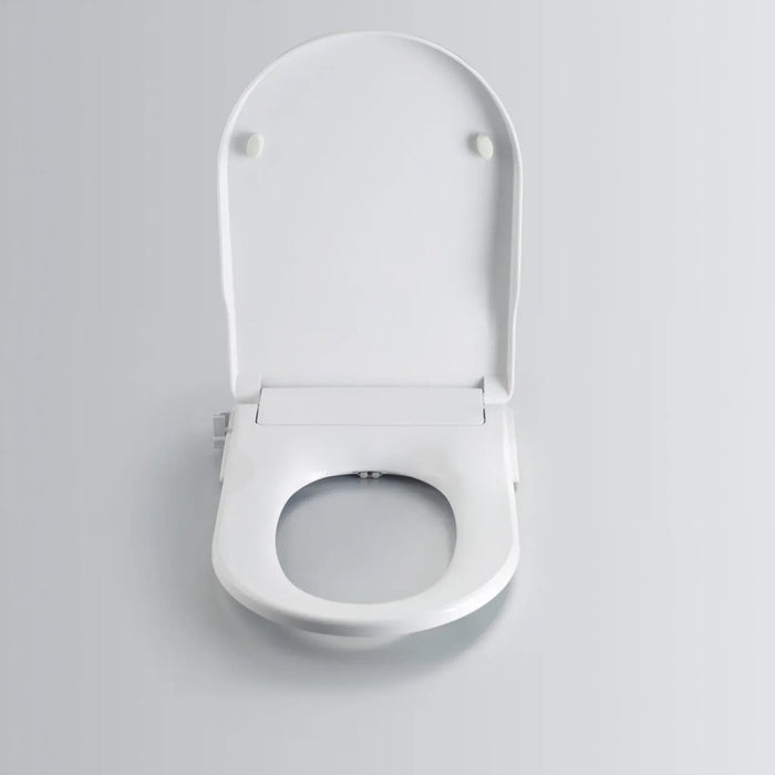 500*370*60mm Aulic Una White PP Non-Electric Toilet Bidet Seat