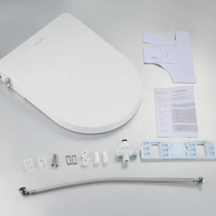 500*370*60mm Aulic Una White PP Non-Electric Toilet Bidet Seat