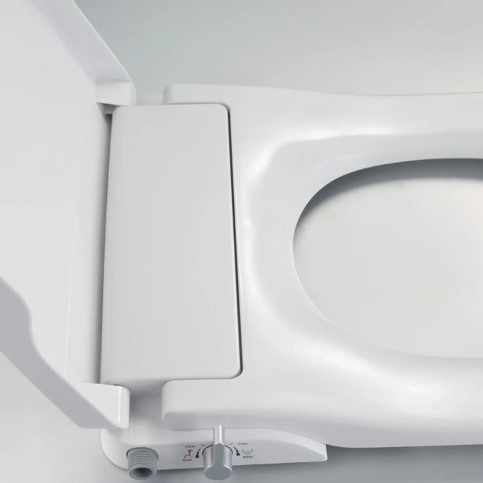 500*370*60mm Aulic Una White PP Non-Electric Toilet Bidet Seat