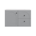 750*455*470mm Lukka Chester Federation Matt Grey PVC Left/Right Drawer Wall Hung Vanity
