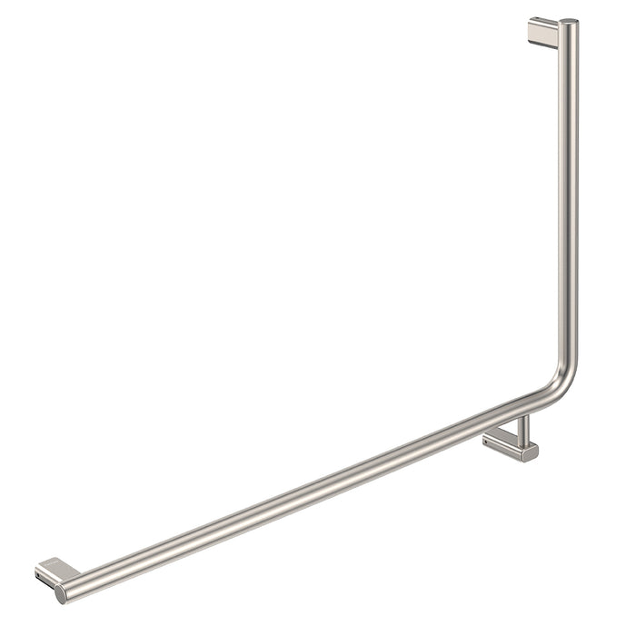 Left-Hand Accessible Care Bathroom Package – Shower, Toilet & Support System (Std & Plus - Brushed Nickel)