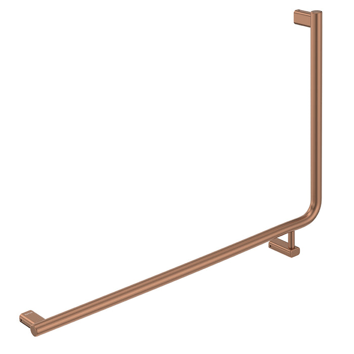 Left-Hand Accessible Care Bathroom Package – Shower, Toilet & Support System (Std & Plus - Brushed Copper)