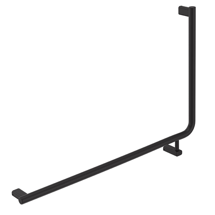 Left-Hand Accessible Care Bathroom Package – Shower, Toilet & Support System (Std & Plus - Matt Black)