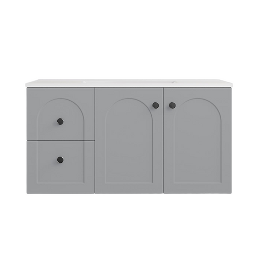 900*455*470mm Lukka Chester Federation Matt Grey PVC Left/Right Drawer Wall Hung Vanity