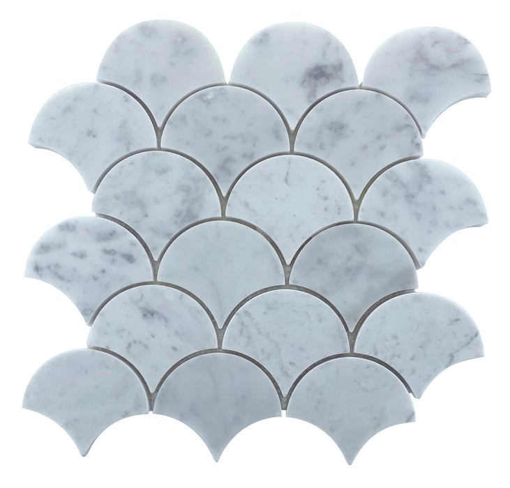 Fishscale Carrara Honed