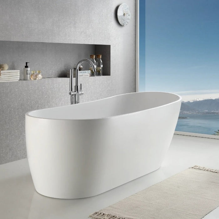 FS6 1300/1500/1700*700mm White Acrylic Freestanding Bathtub