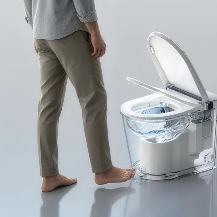 607*392*464mm Kohler Sapphire Tankless Wall Faced Smart Toilet Suite With Pre-Mist