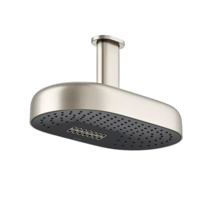 354mm Kohler Statement 2 Function 12 Deep Massage Rainhead Oval Shower Heads