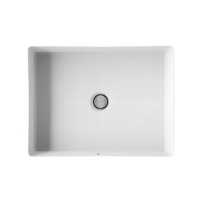 503*397*171mm Kohler Verticyl Gloss White Ceramic Rectangle With Overflow Under-Mount Basins