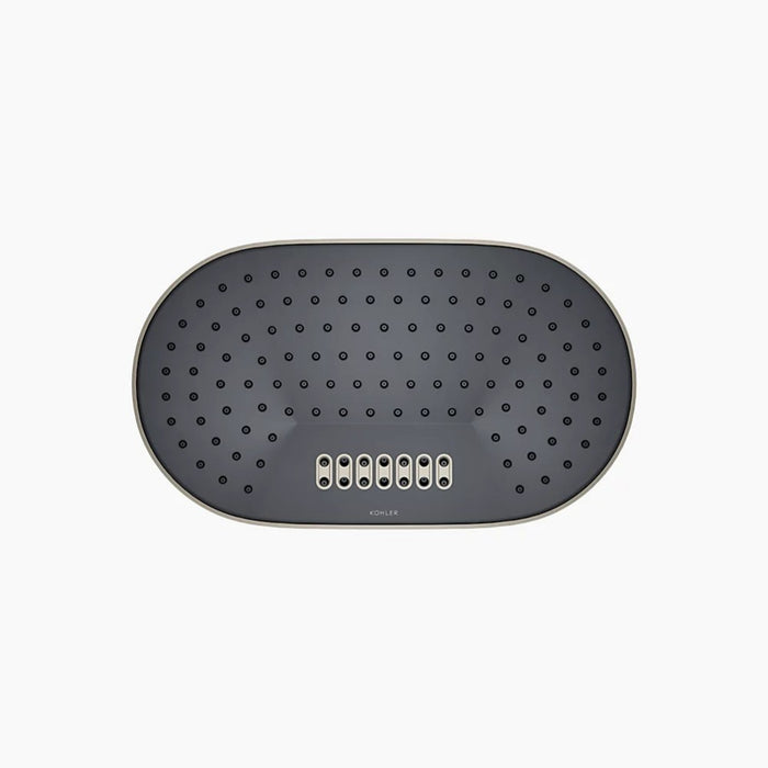354mm Kohler Statement 2 Function 12 Deep Massage Rainhead Oval Shower Heads