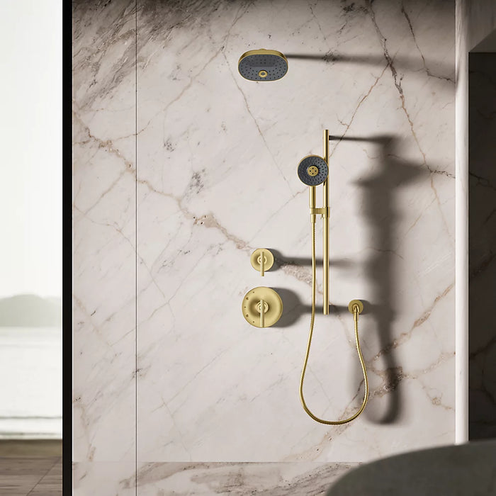 232mm Kohler Statement 3 Function Round Handheld Shower Heads